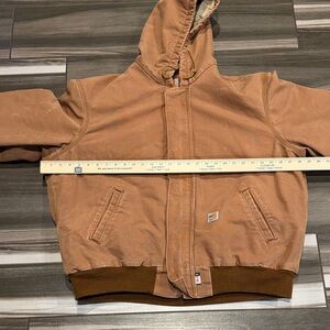 Carhartt Brown Hooded Performance Jacket